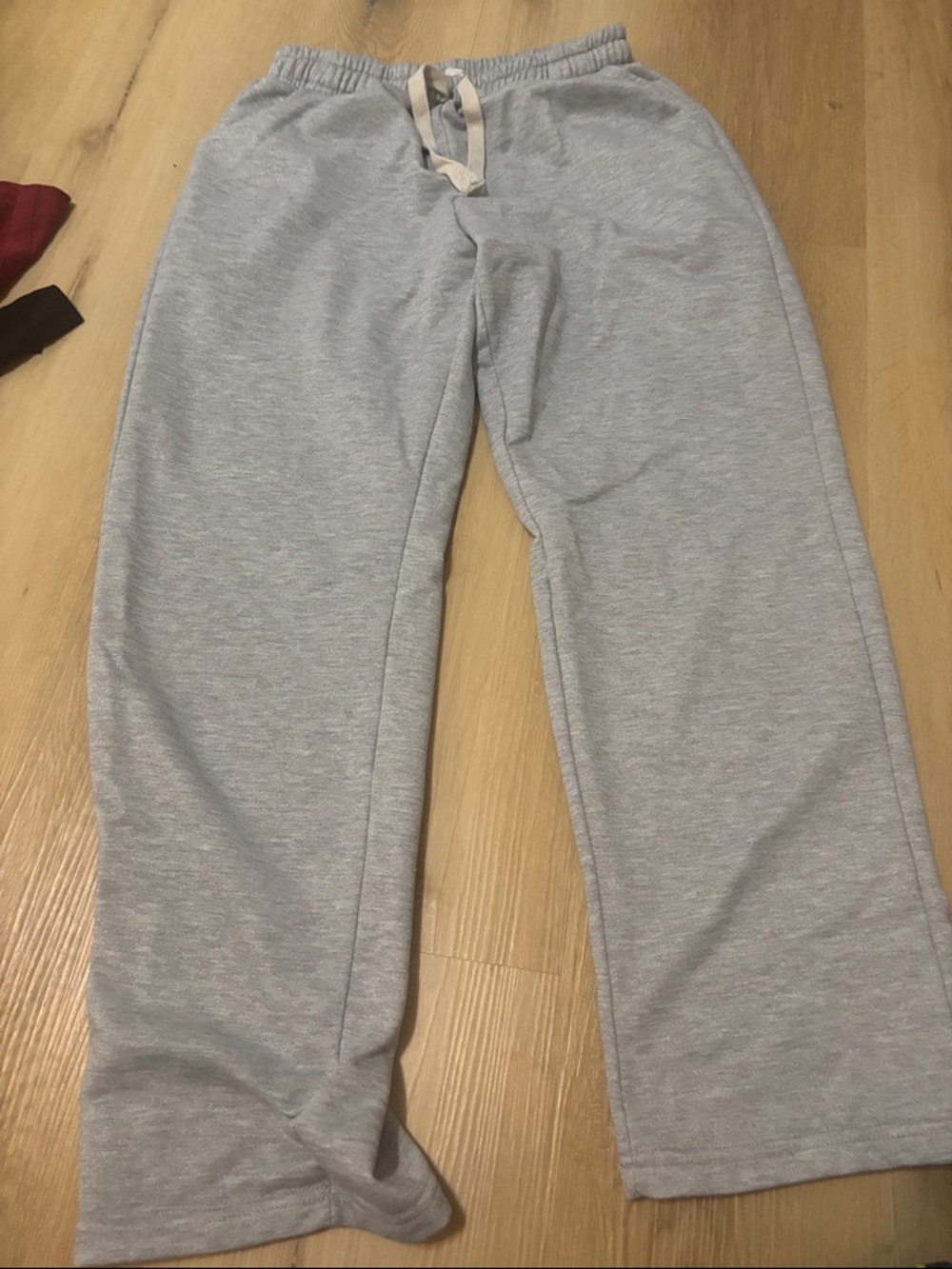 Light Gray Drawstring Lounge Joggers